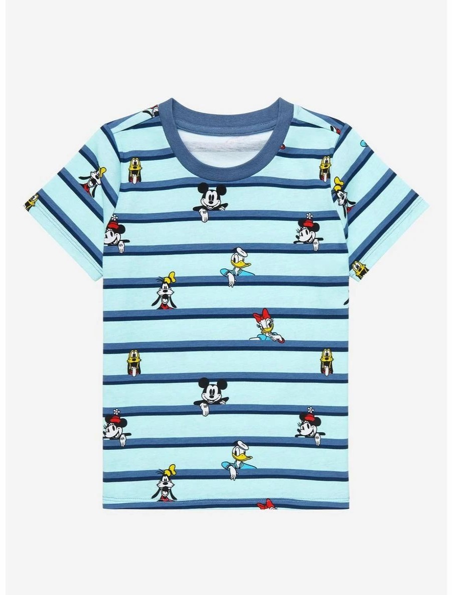 Toddler | * Disney Mickey Mouse & Friends Striped Toddler T-Shirt Boxlunch Exclusive