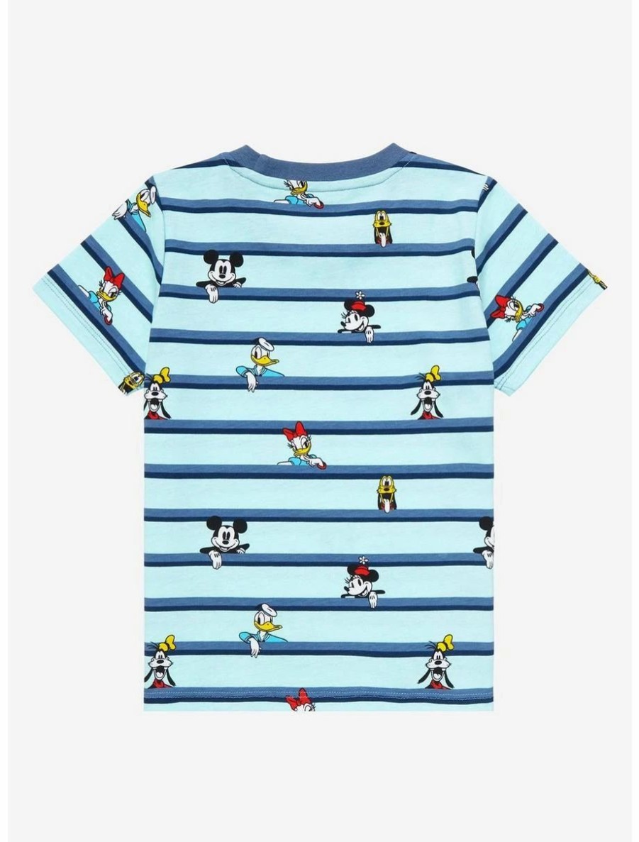 Toddler | * Disney Mickey Mouse & Friends Striped Toddler T-Shirt Boxlunch Exclusive