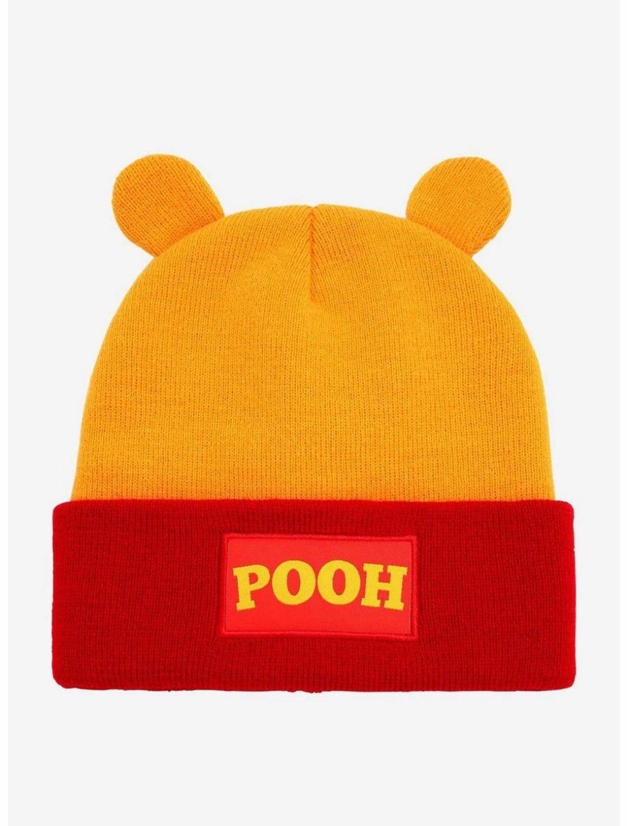 Accessories | * Disney Winnie The Pooh Pooh Ears Youth Cuff Beanie Boxlunch Exclusive