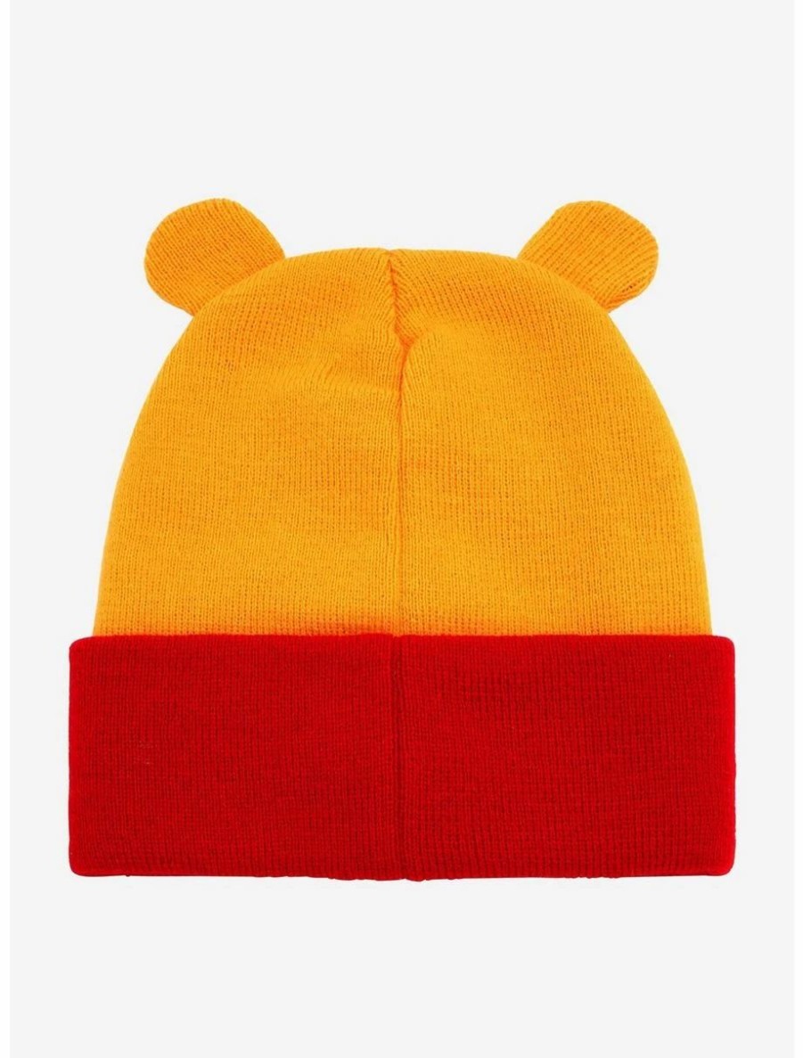 Accessories | * Disney Winnie The Pooh Pooh Ears Youth Cuff Beanie Boxlunch Exclusive