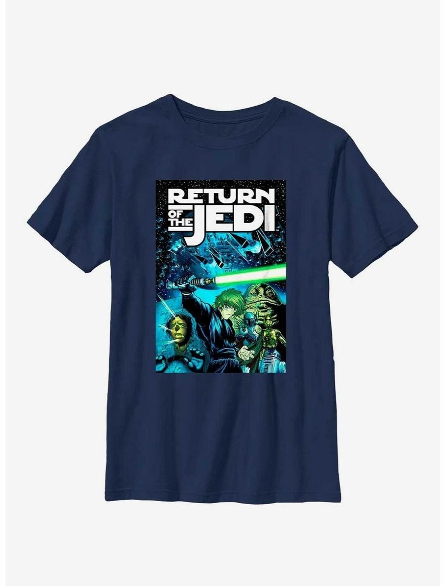 Youth | * Boxlunch Star Wars Manga Style Return Of The Jedi Youth T-Shirt