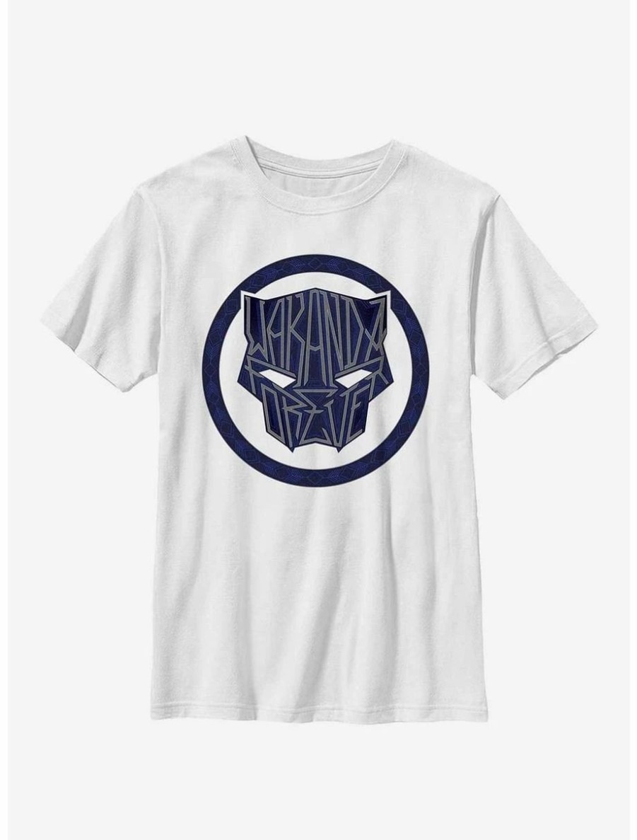 Youth | * Boxlunch Marvel Black Panther: Wakanda Forever Sigil Graffiti Youth T-Shirt