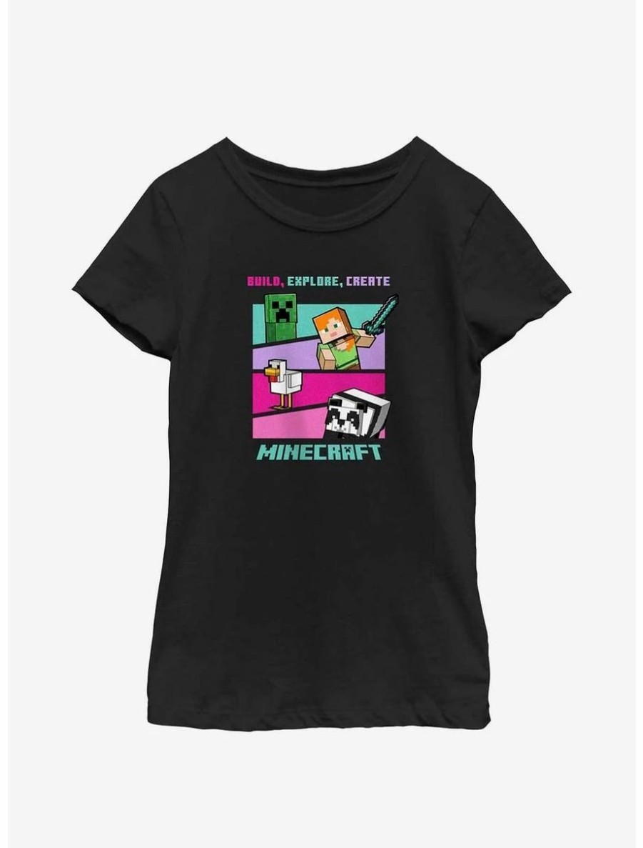 Youth | * Boxlunch Minecraft Create Your World Youth Girls T-Shirt