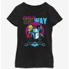 Youth | * Boxlunch Star Wars The Mandalorian Hyper Sunset This Is The Way Youth Girls T-Shirt